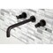 Kingston Brass KS8025DKL Two-Handle Wall Mount Tub Faucet, Oil Rubbed Bronze KS8025DKL - alternate 5